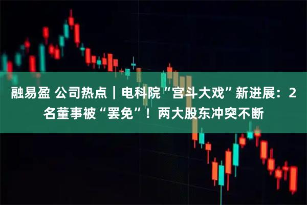 融易盈 公司热点｜电科院“宫斗大戏”新进展：2名董事被“罢免”！两大股东冲突不断
