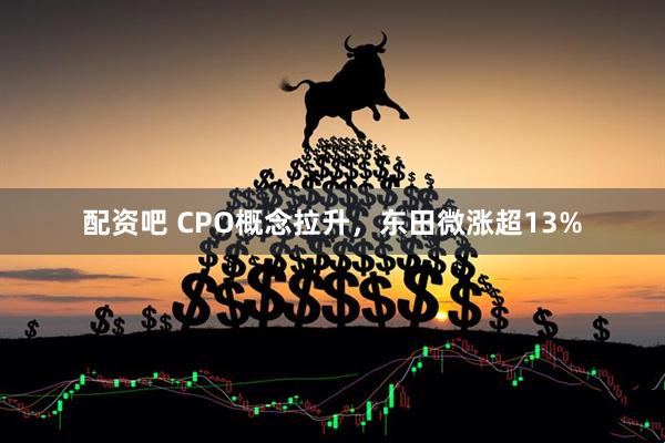 配资吧 CPO概念拉升，东田微涨超13%