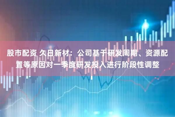 股市配资 久日新材：公司基于研发周期、资源配置等原因对一季度研发投入进行阶段性调整