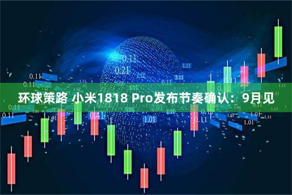 环球策路 小米1818 Pro发布节奏确认：9月见